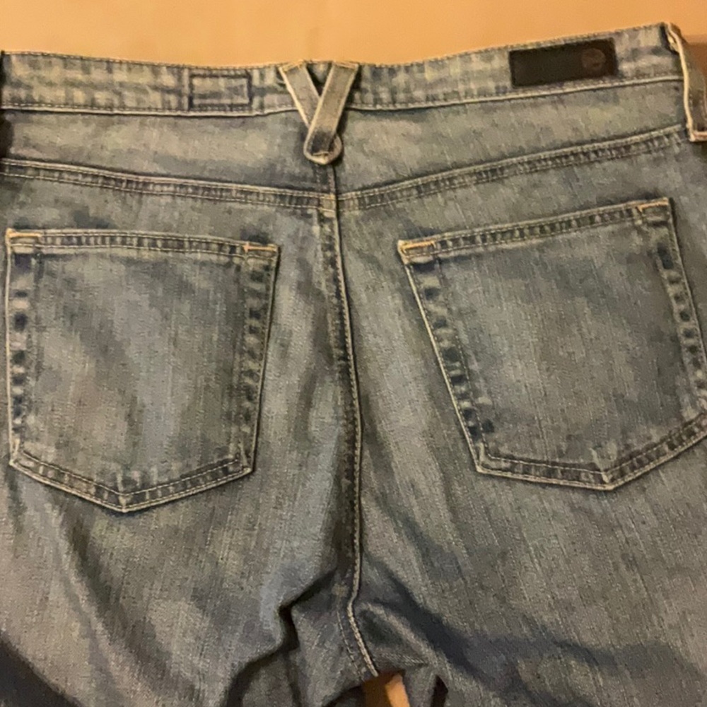 AG Adriano Goldschmied Seamed Isabelle High Rise Straight Crop Jean size 29R - Picture 7 of 10